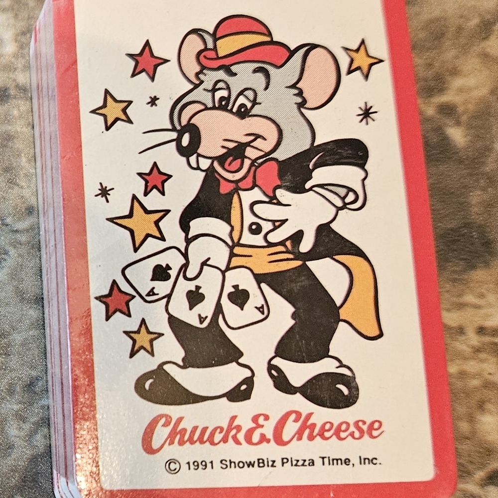 Chuck E. Cheese Playing Cards